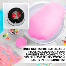 Load image into Gallery viewer, Nostalgia Retro Hard & Sugar Free Cotton Candy Maker, Red