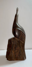 Load image into Gallery viewer, Mid Century Modern Quail Hand Carved Bird Teak Wood Art Sculpture Statue LG