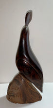 Load image into Gallery viewer, Mid Century Modern Quail Hand Carved Bird Teak Wood Art Sculpture Statue MD