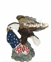 Load image into Gallery viewer, Eagle carrying American Flag