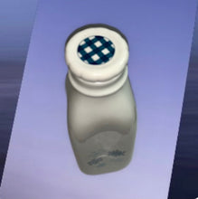 Load image into Gallery viewer, Off White Ceramic Milk Bottle with snowflake design
