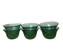 Load image into Gallery viewer, 7 Pc Sea Foam green Depression Salad Bowl Set