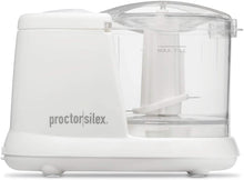 Load image into Gallery viewer, Proctor Silex Durable Mini Food Processor & Vegetable Chopper to Chop, Puree & Emulsify, 1.5 Cup, White