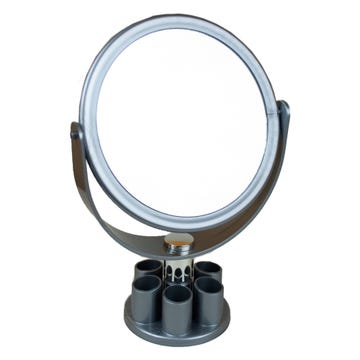 Home Centre Glass Ella Double Sided Vanity Mirror With Stand For Bedroom 