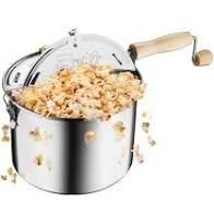 Great Northern Popcorn Original Stainless Steel Stove Top 6-1/2-Quart Popcorn Popper